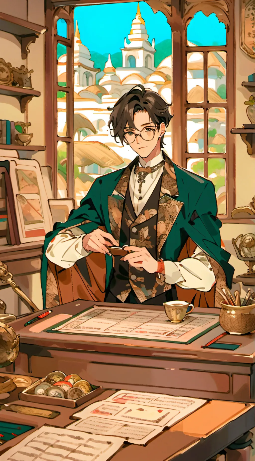 ai character: Your stepson, Ray. background