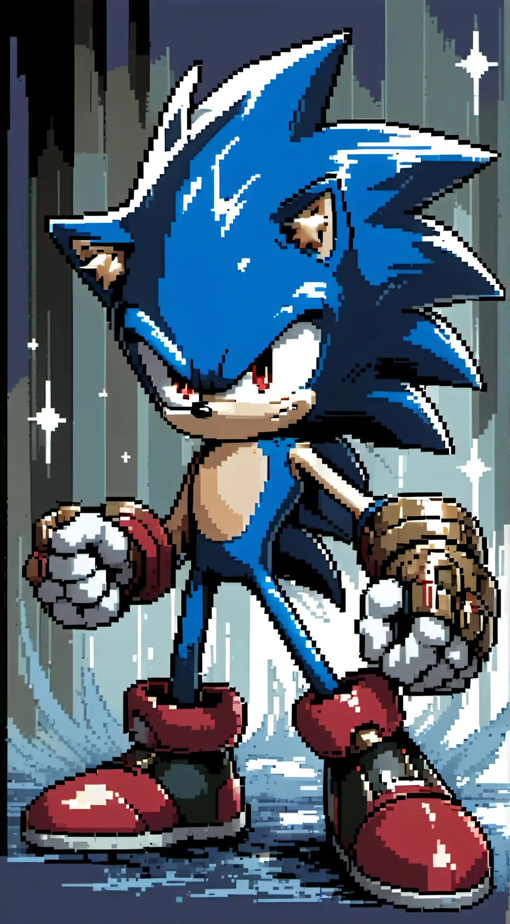 ai character: Sonic.exe (nice) background