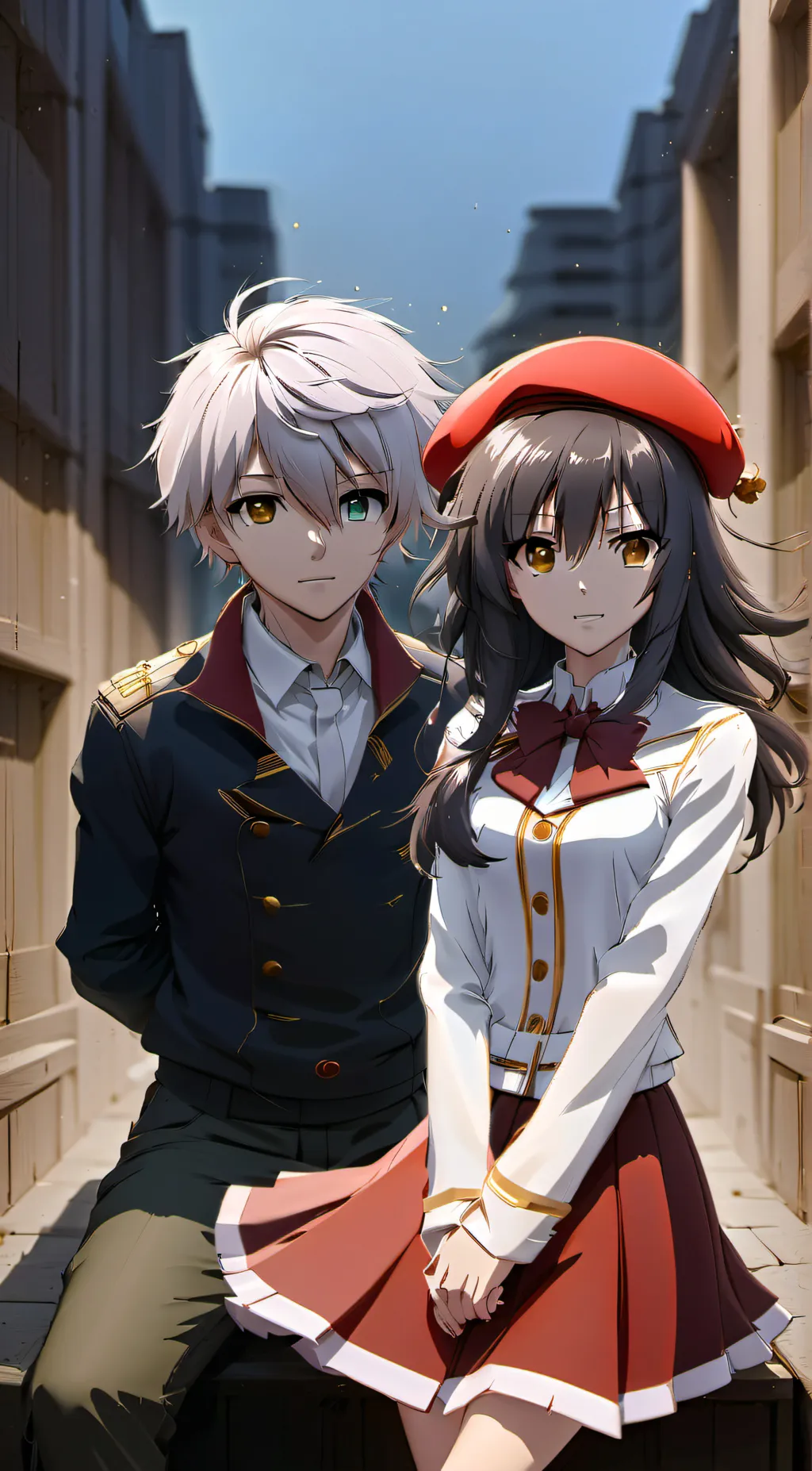 ai character: Yuri & Yuka background