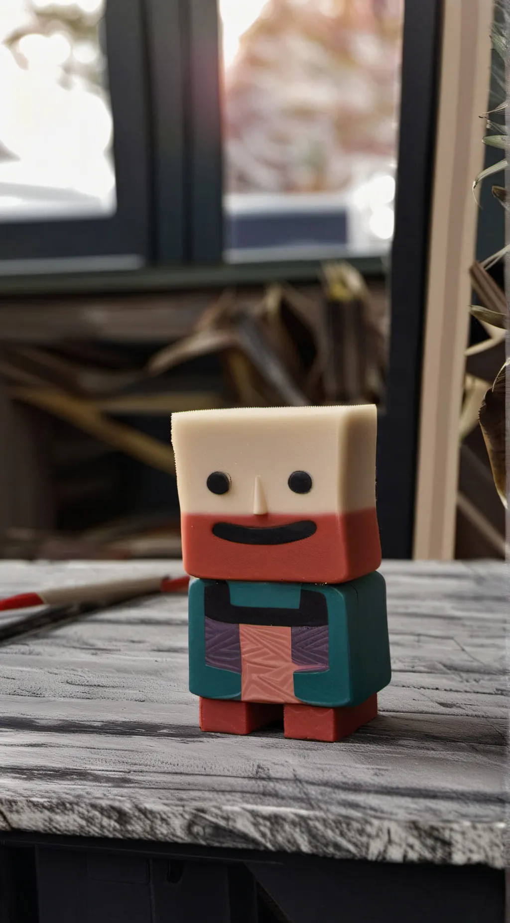 ai character: Eraser bfb background
