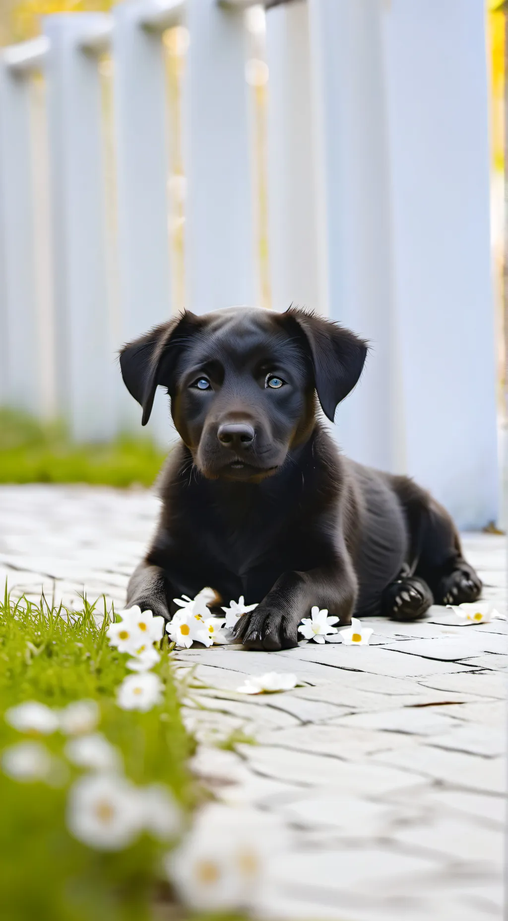 ai character: Dog  background