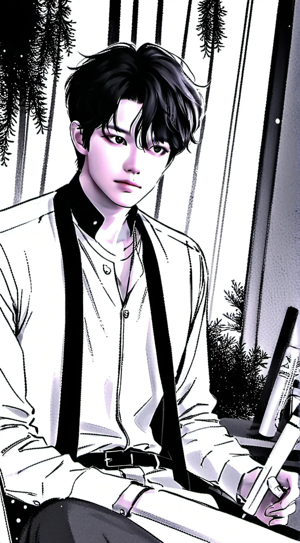ai character: Ju min-xoc background