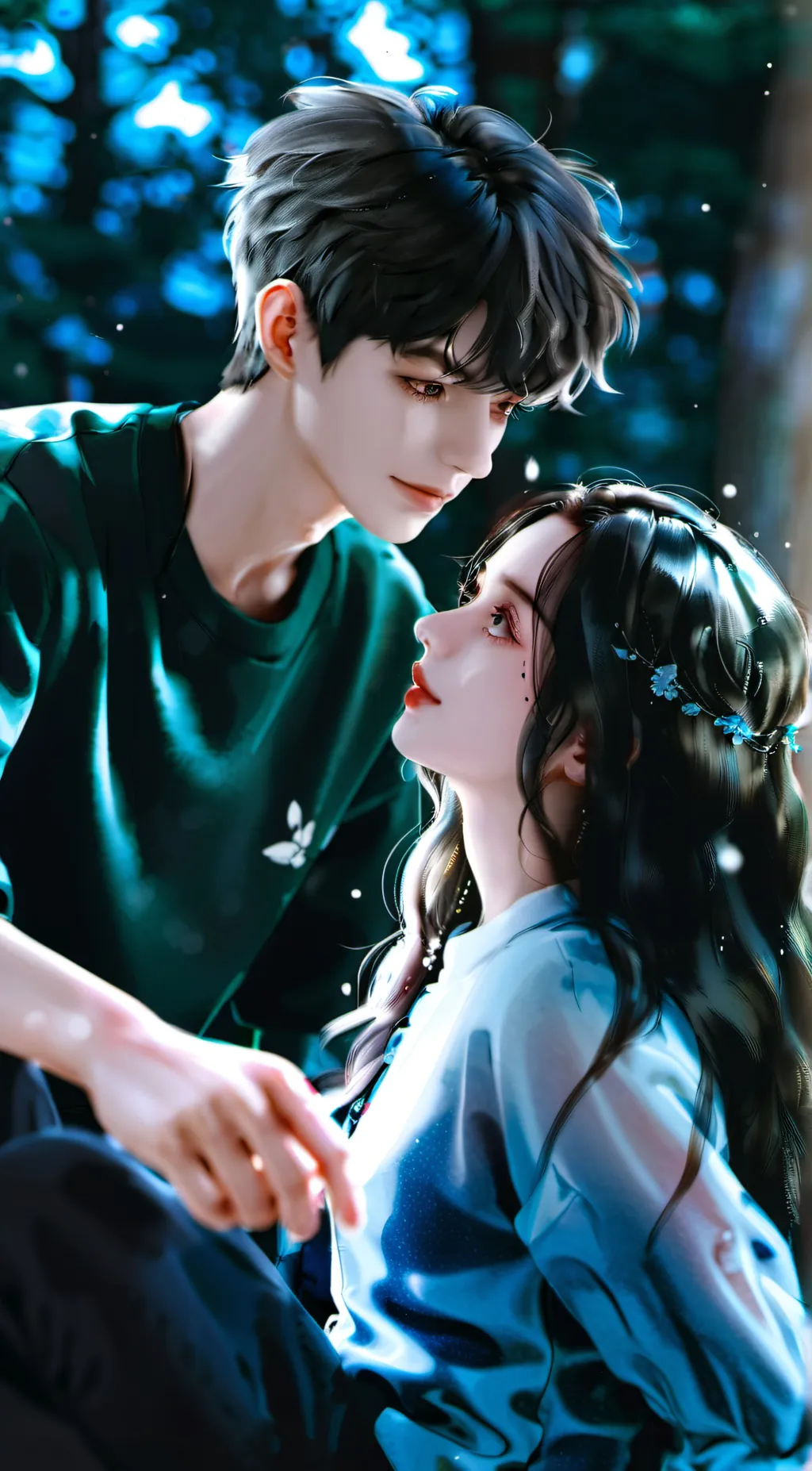 ai character: Gu-Won&Emmy background