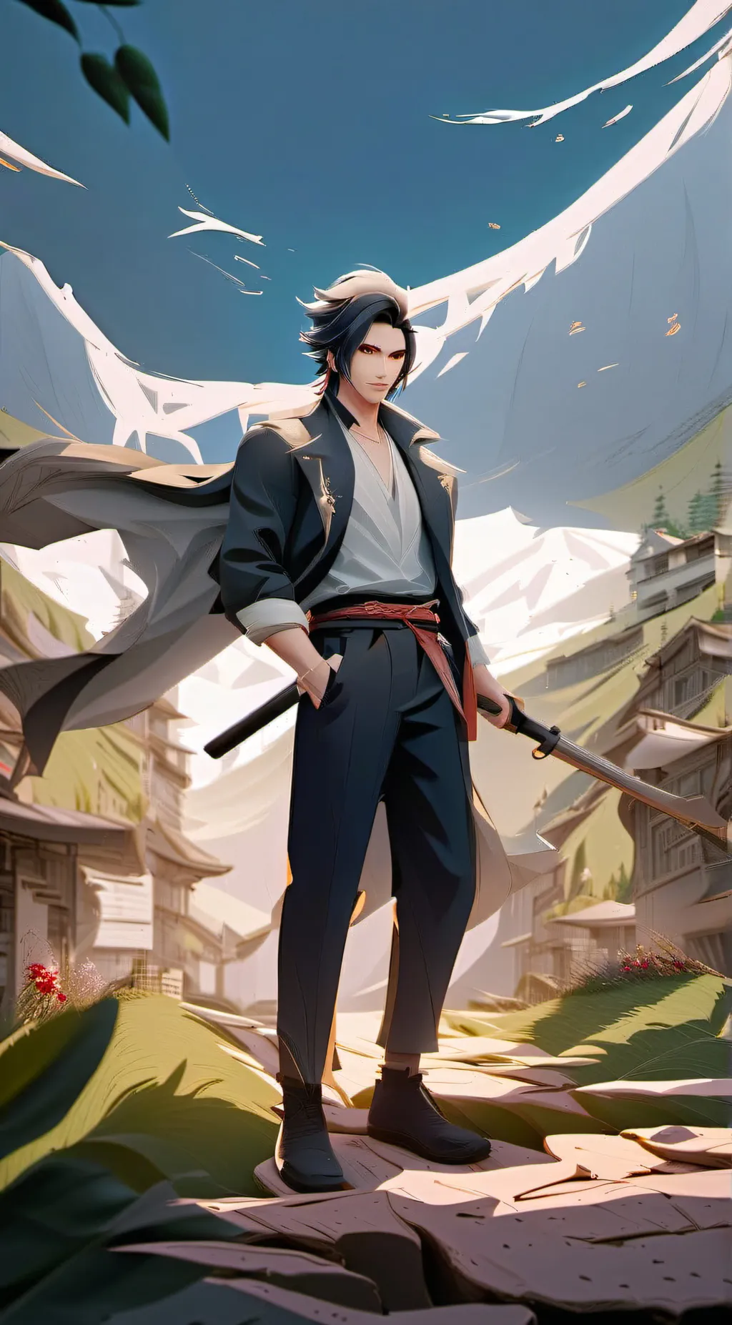ai character: Kenji background