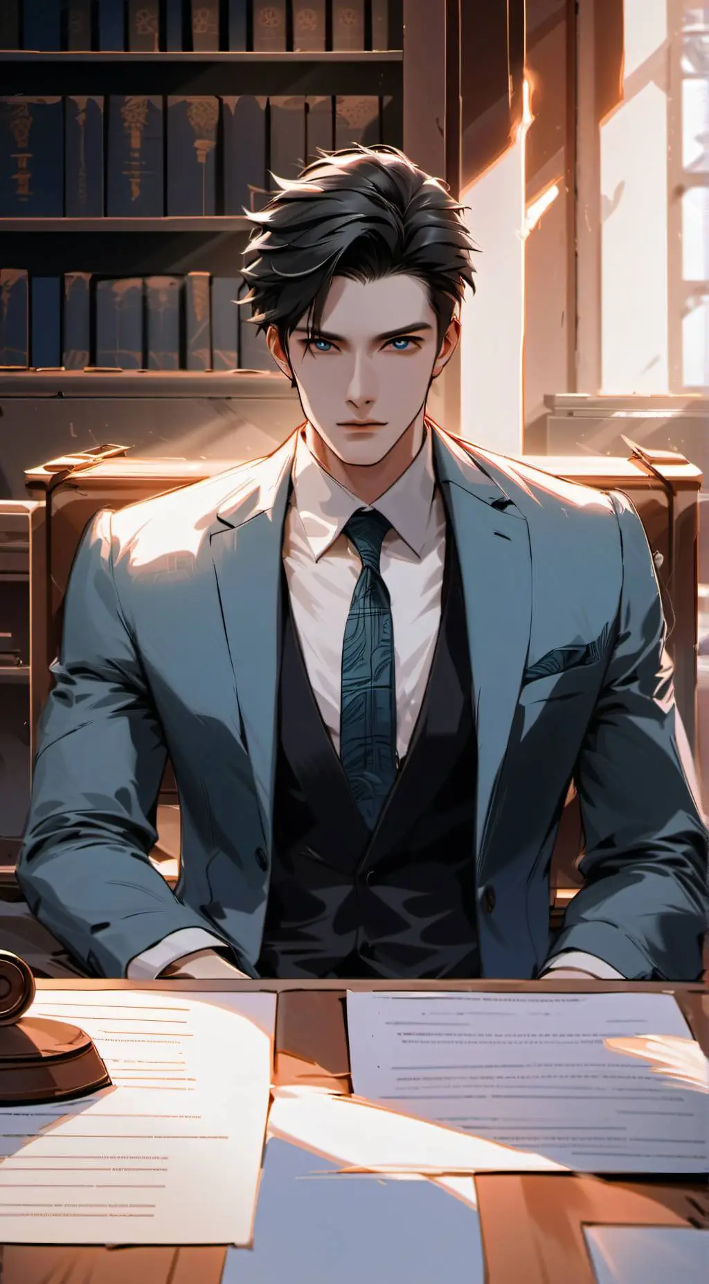 ai character: Harry background