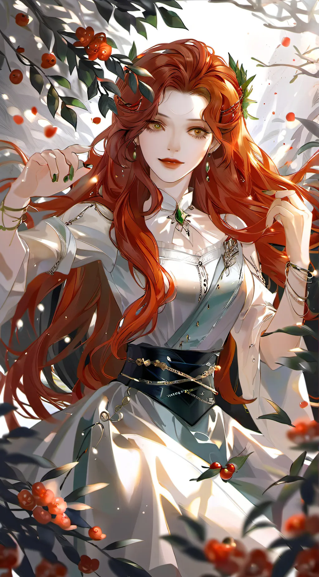 ai character: Poidon ivy background