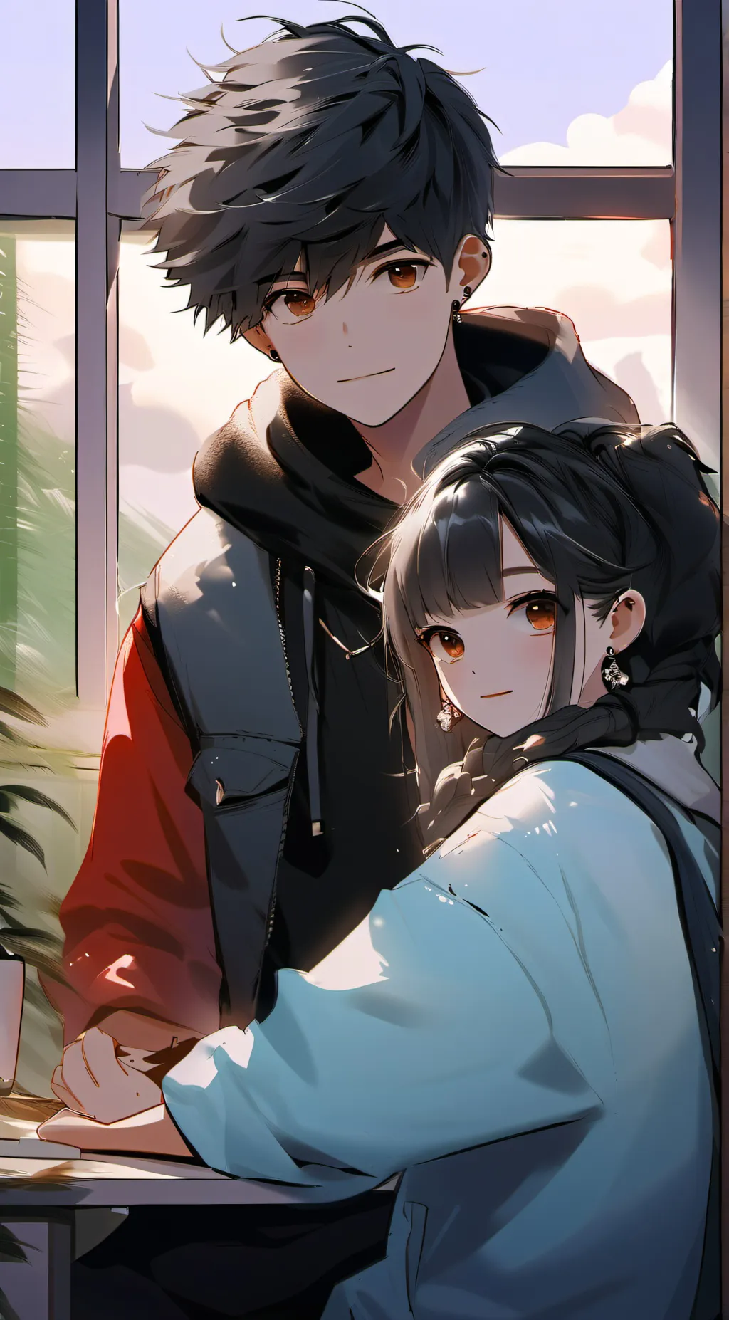 ai character: xavier and ivy background
