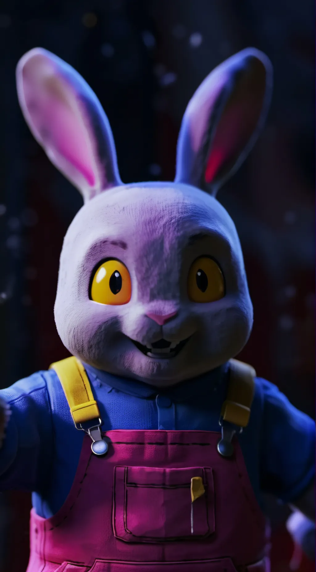 ai character: Throw jax plush background