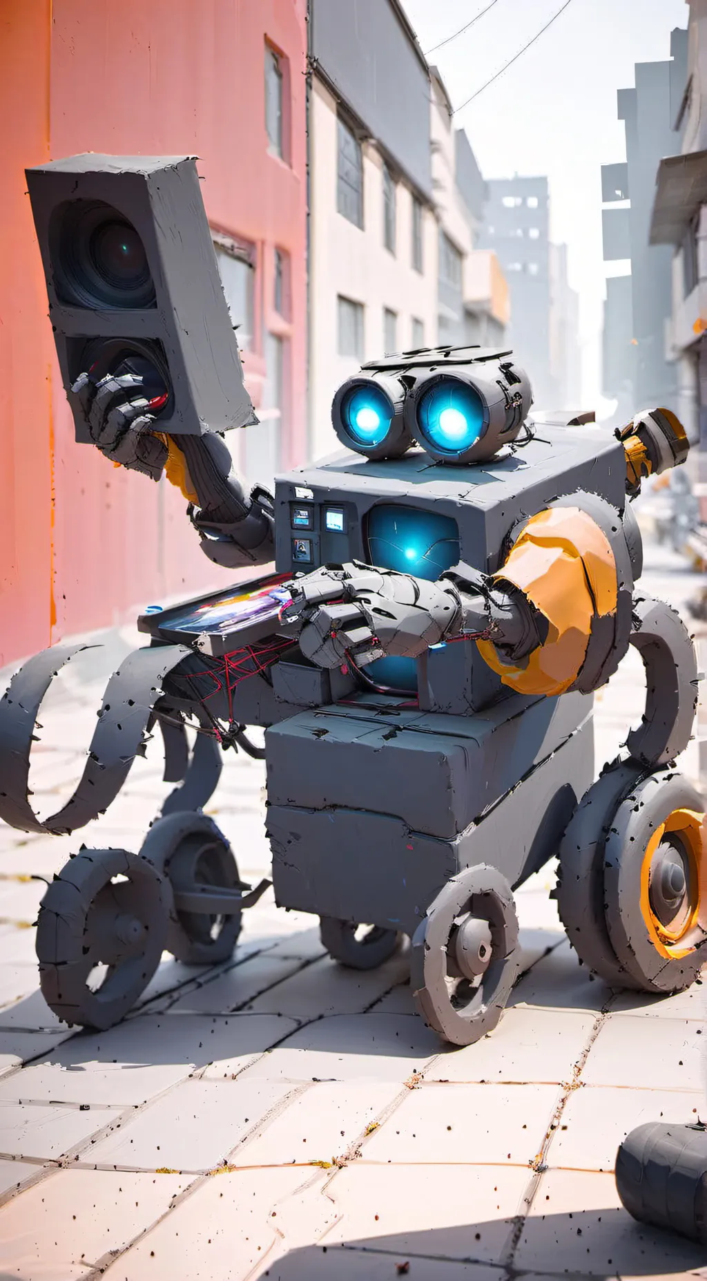 ai character: Robotron background