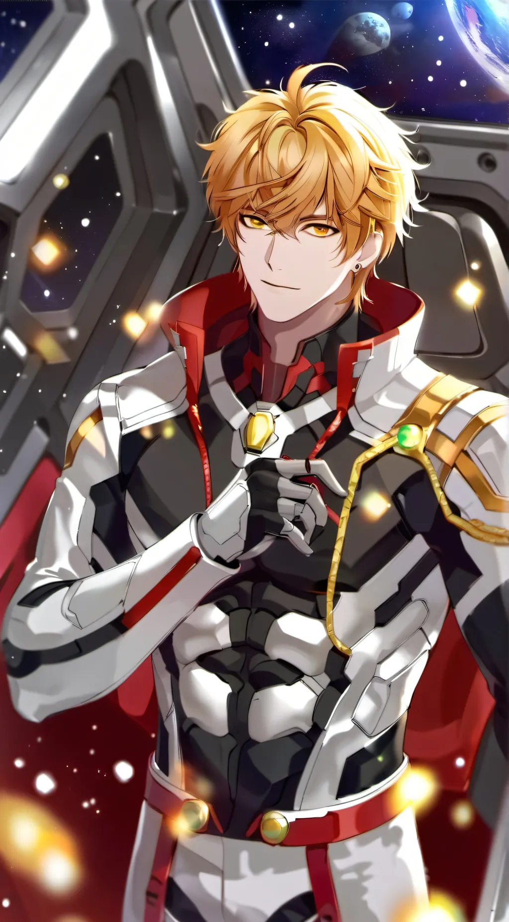ai character: 宇宙飛行士 background