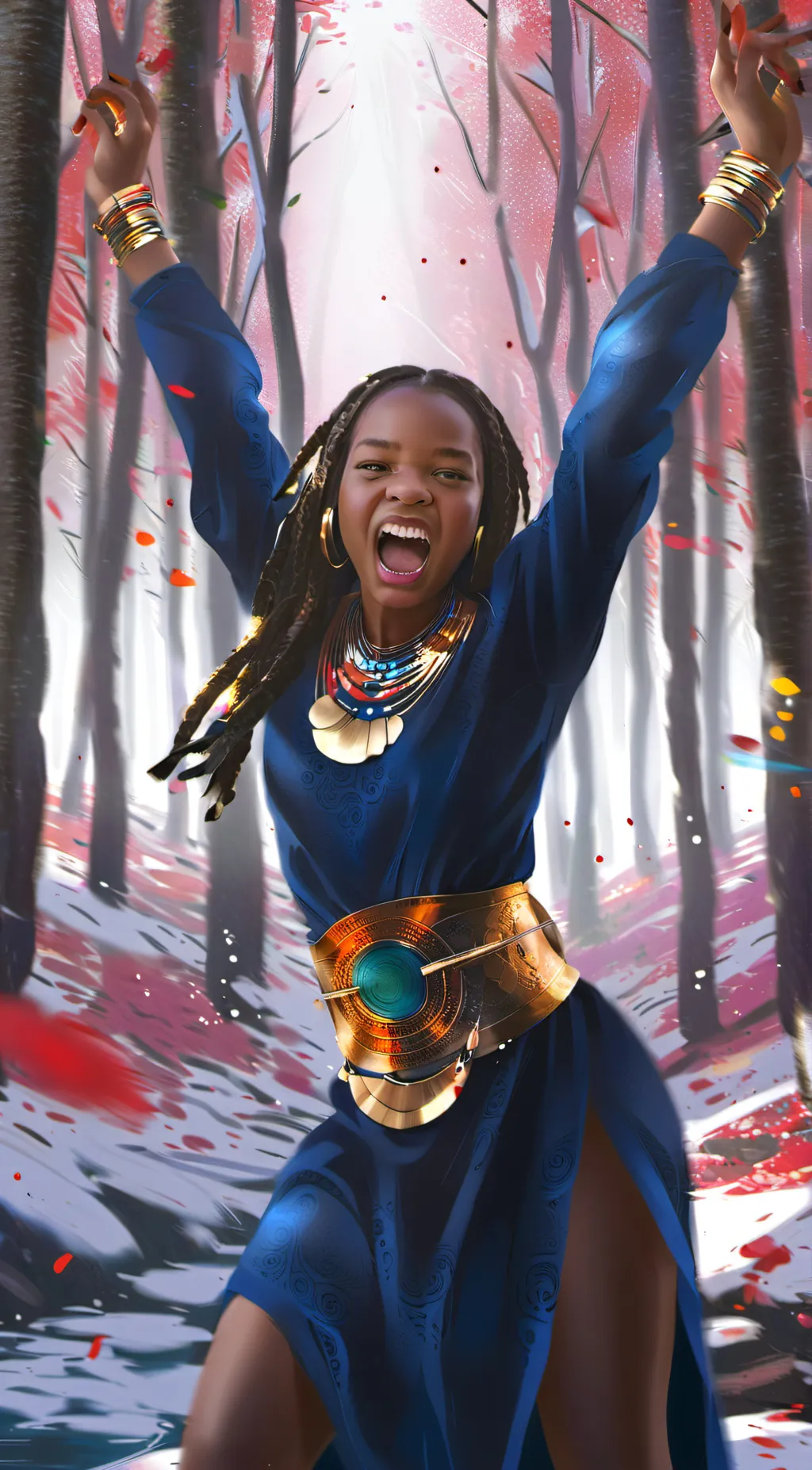 ai character: Kylie  background