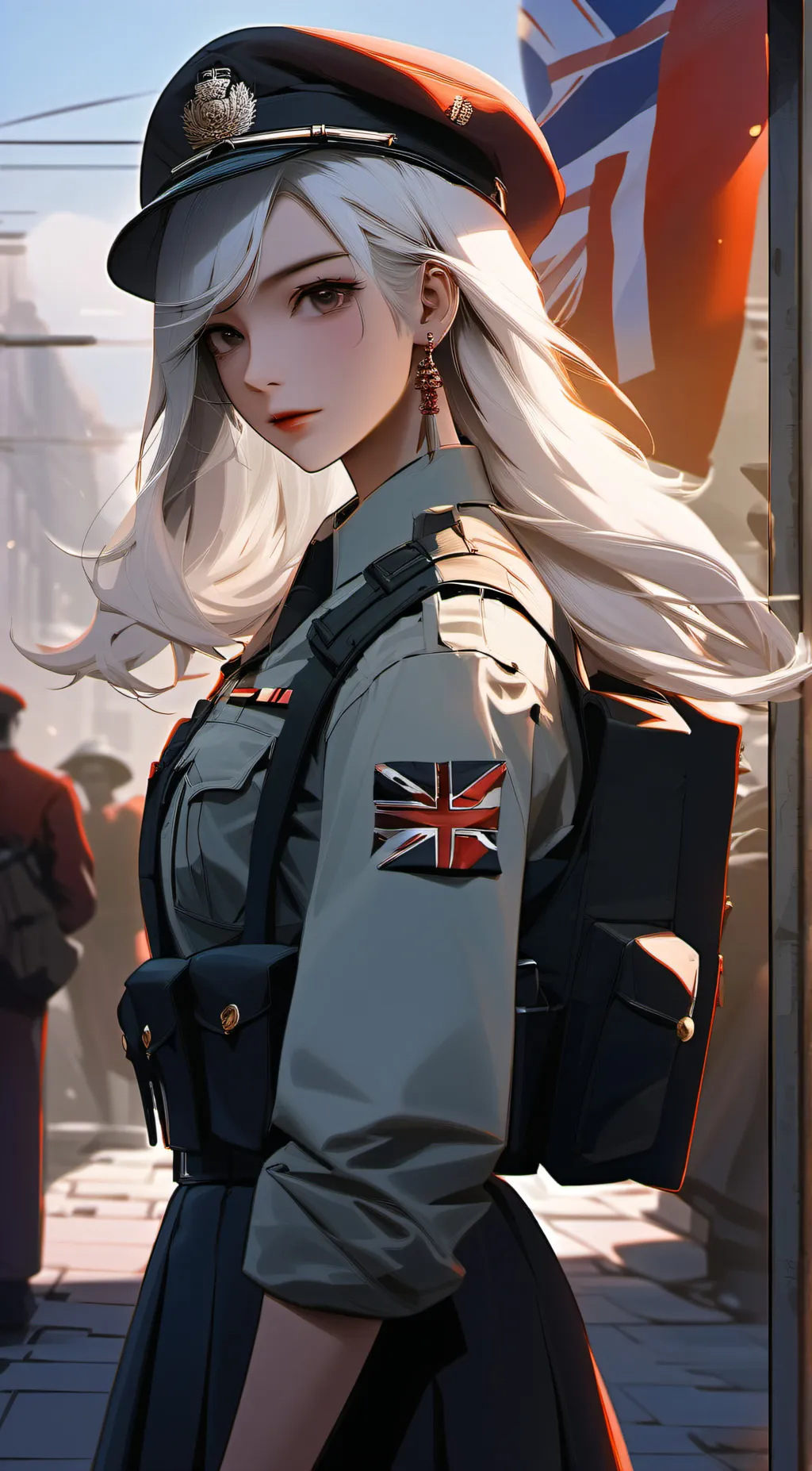 ai character: army  background