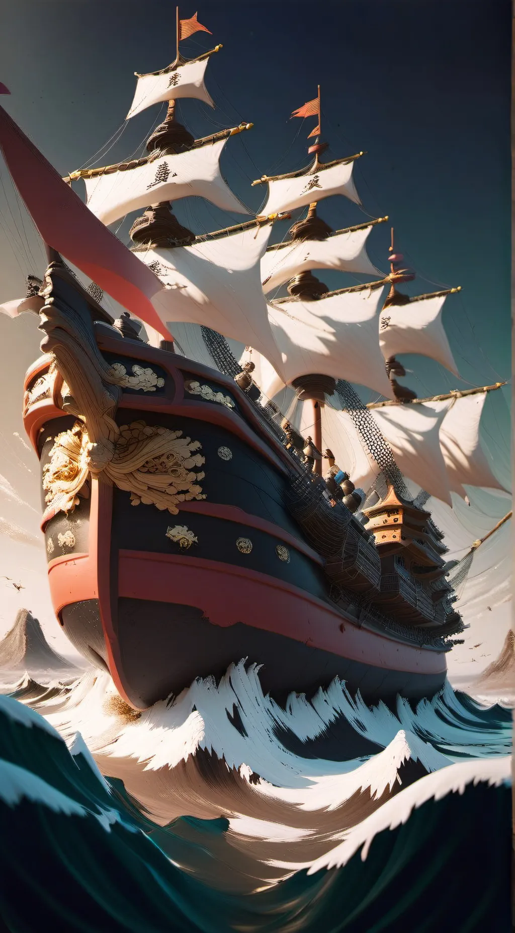 ai character: Pirate crew  background