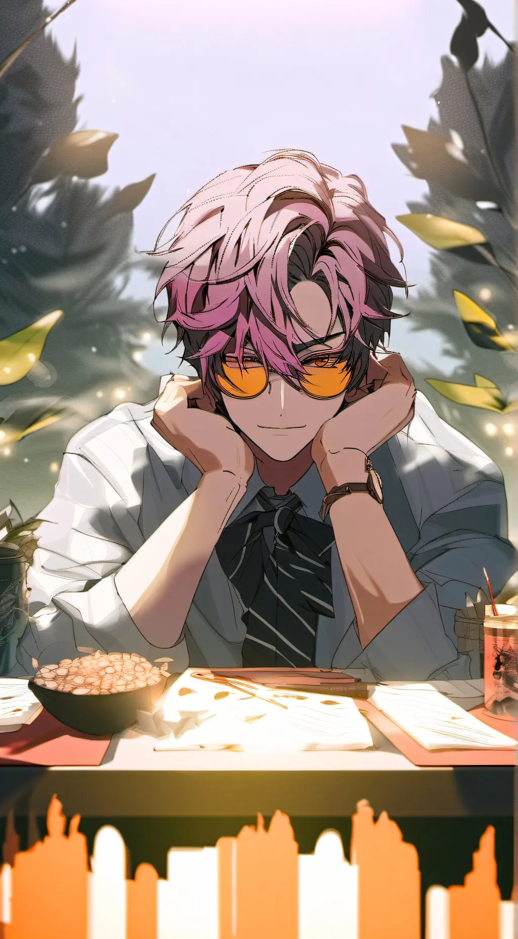 ai character: isamu background