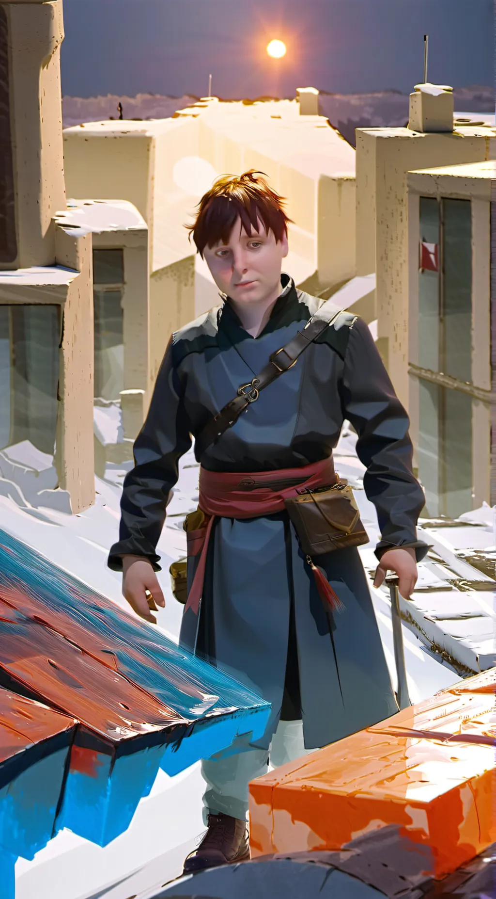 ai character: star prison me background