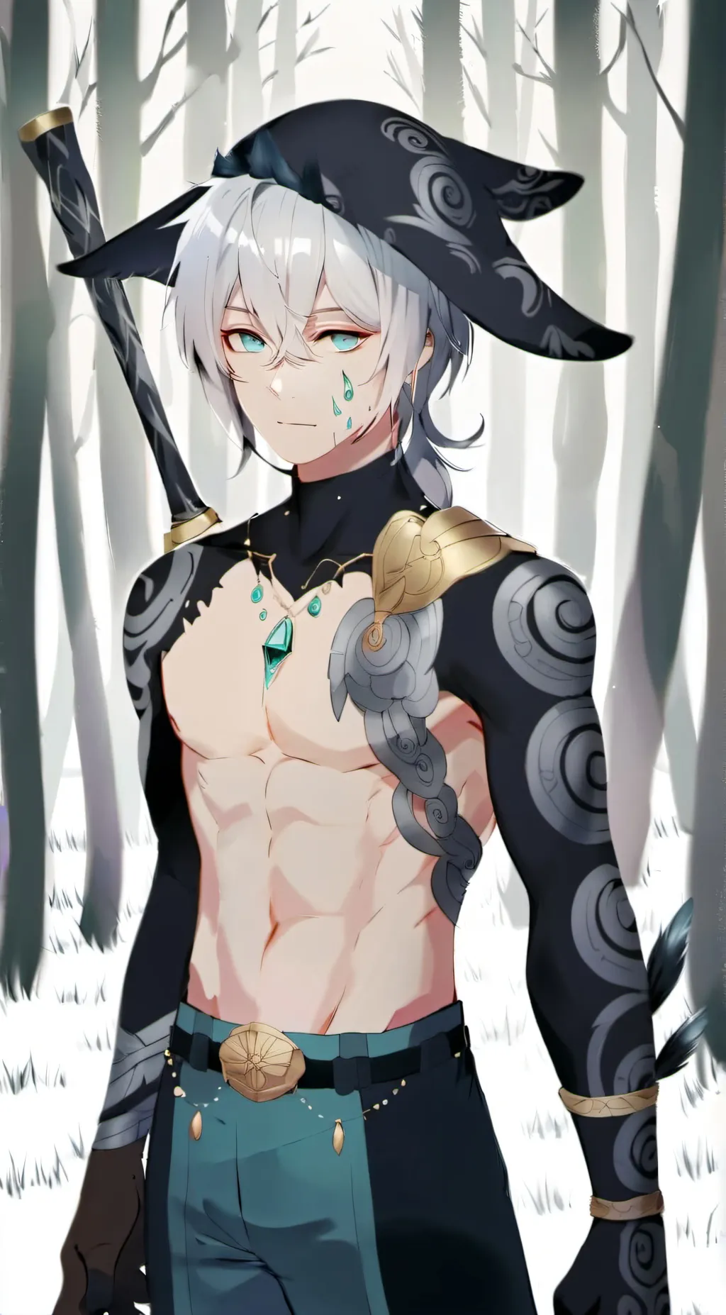 ai character: Walfy  background