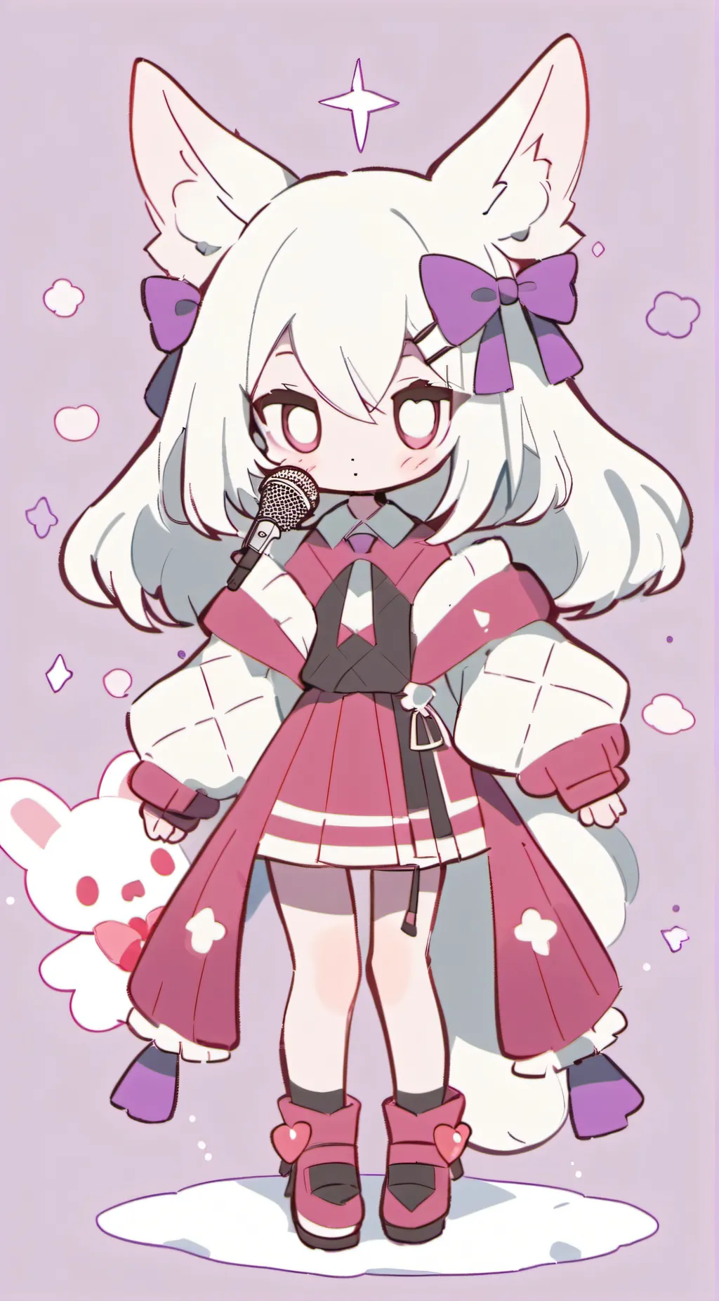 ai character: FoxyRubyRoxy  background