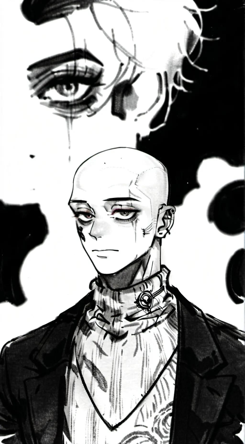 ai character: butcher Peter au background
