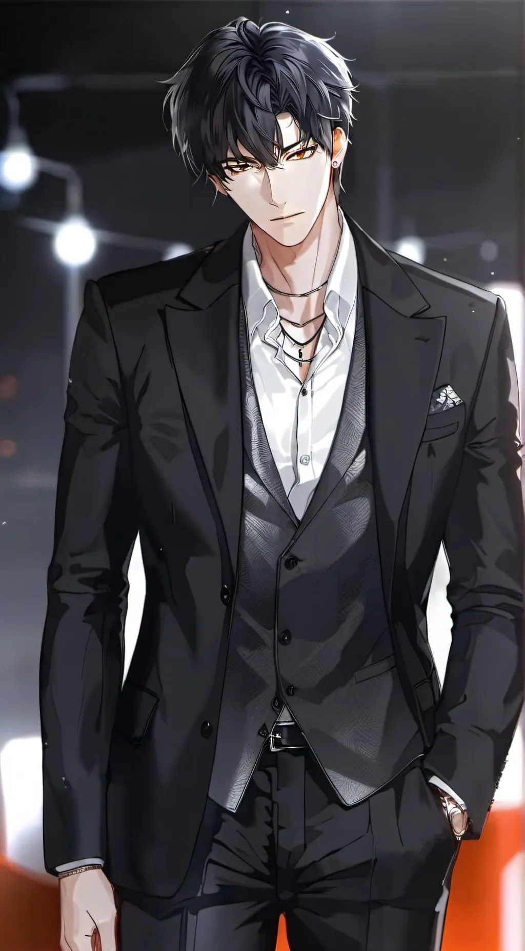 ai character: Levi {agent black} background