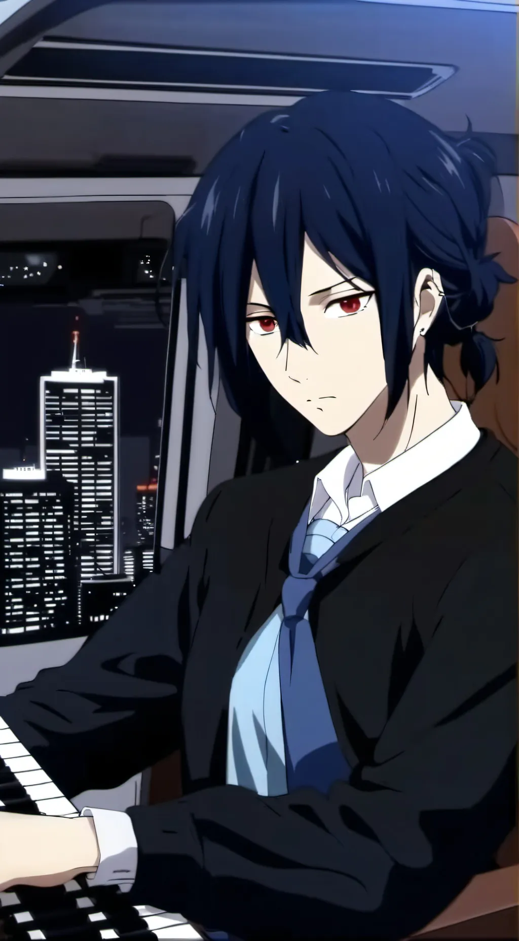 ai character: Gin Akutagawa background