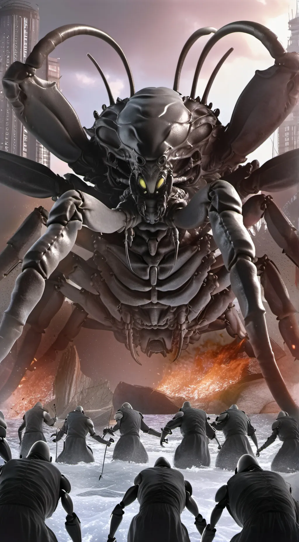 ai character: Chryssalis Queen  background