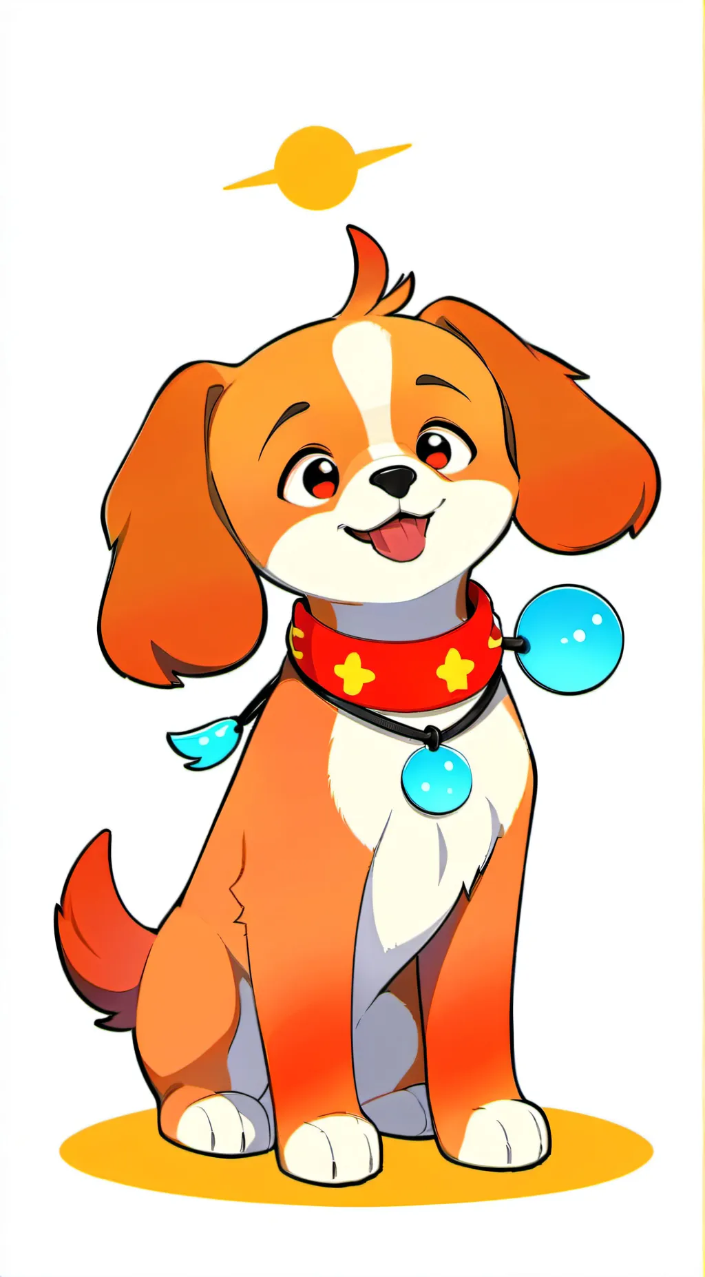 ai character: Dogday plush background