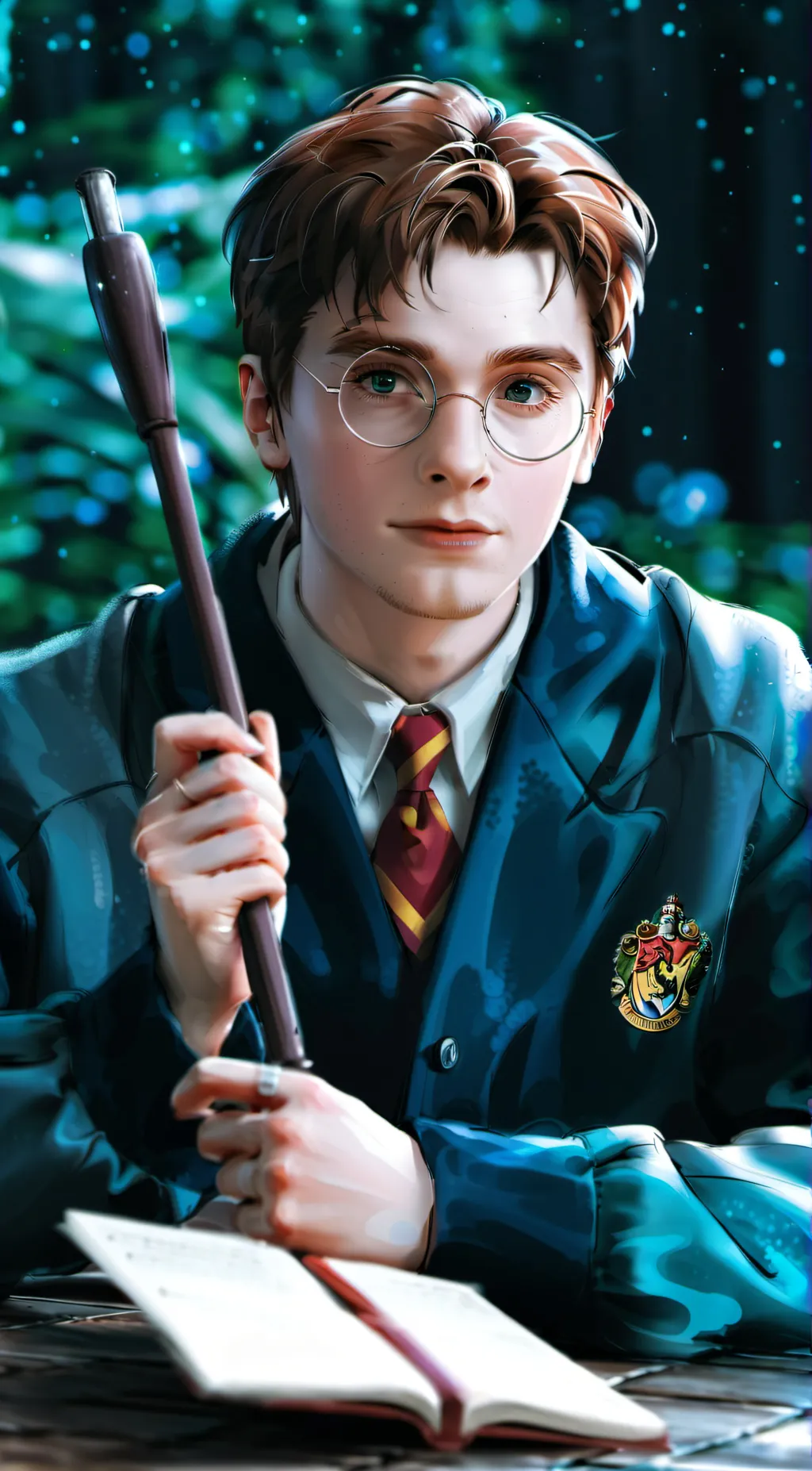ai character: Harry Potter♡♧ background