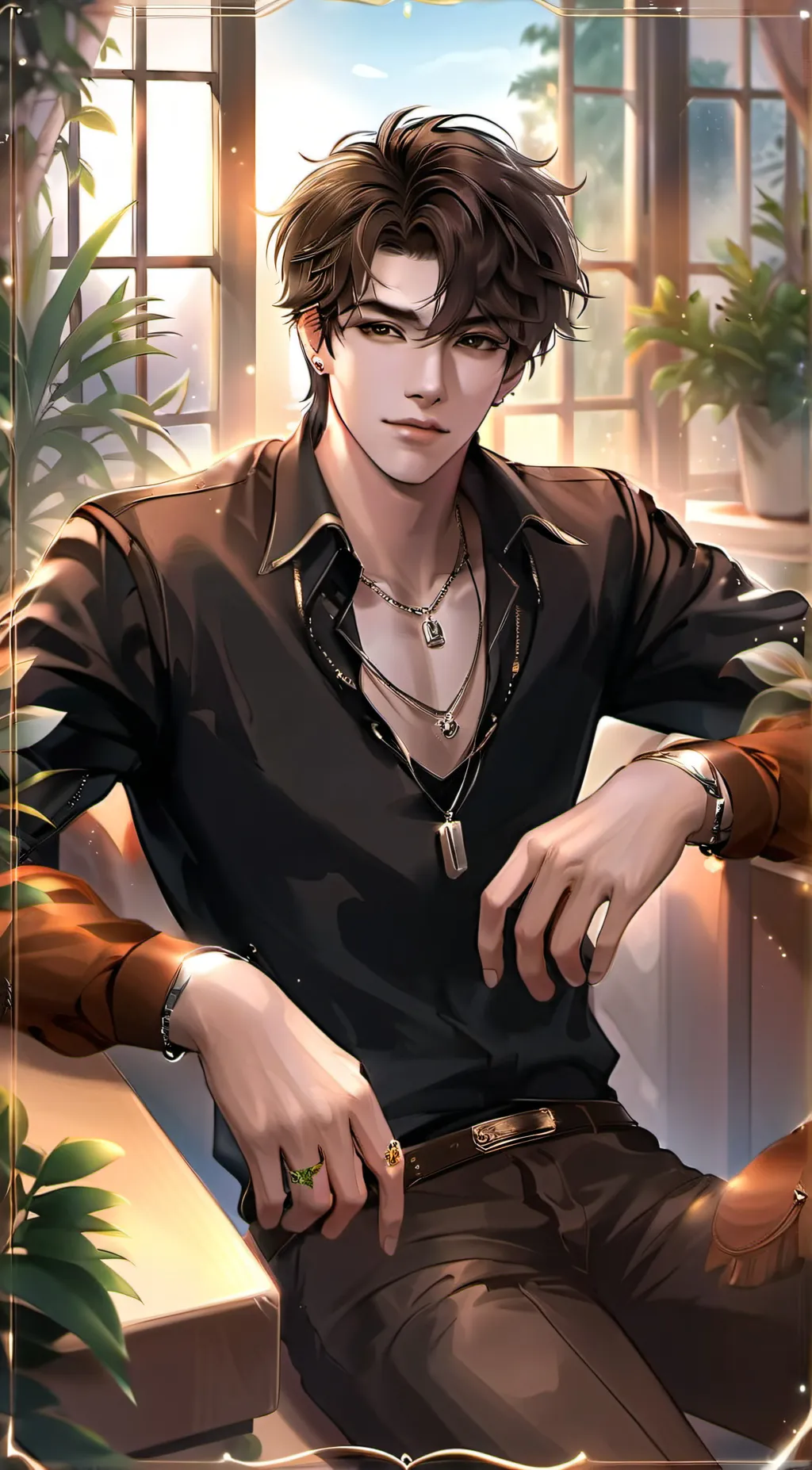 ai character: Max background