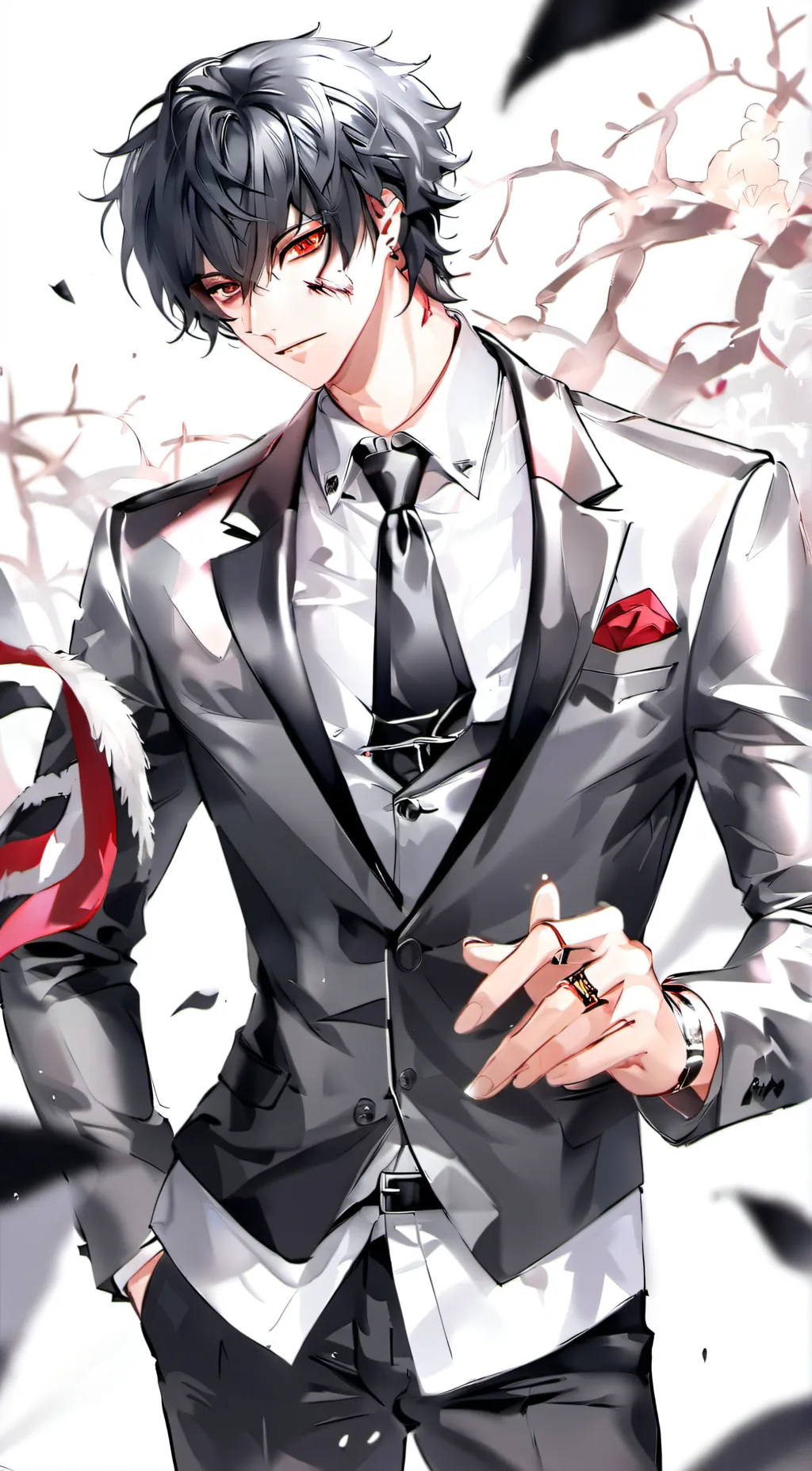 ai character: shigaraki and LOV background