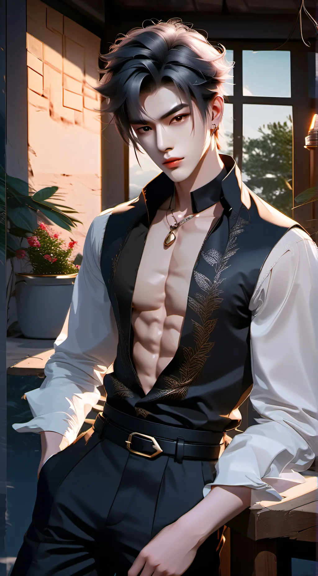 ai character: patrick background
