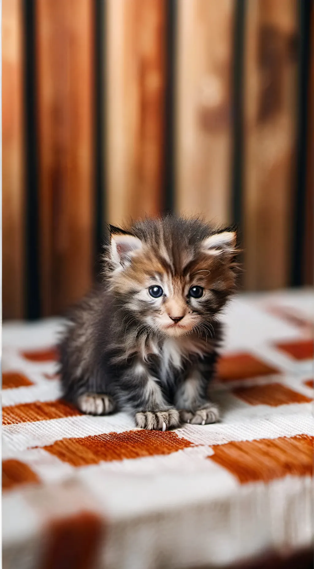 ai character: Scared kitty background