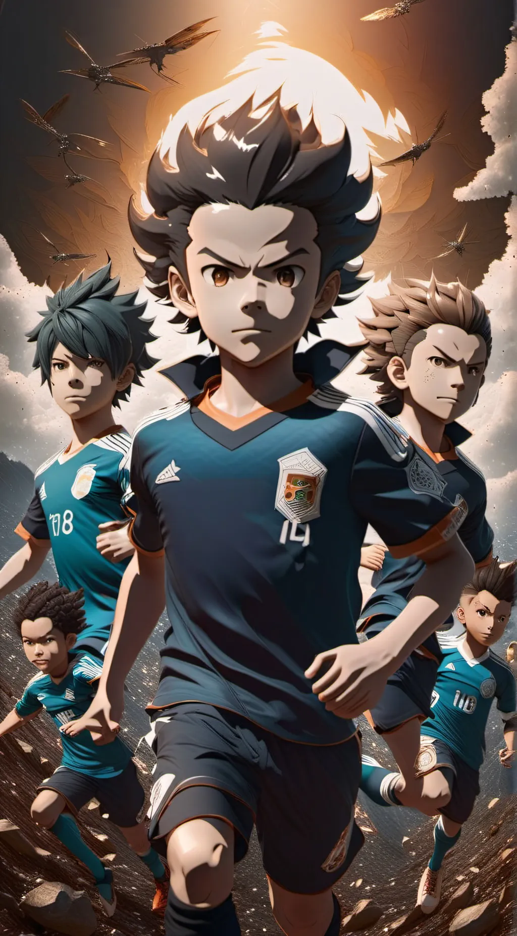 ai character: Inazuma Eleven background
