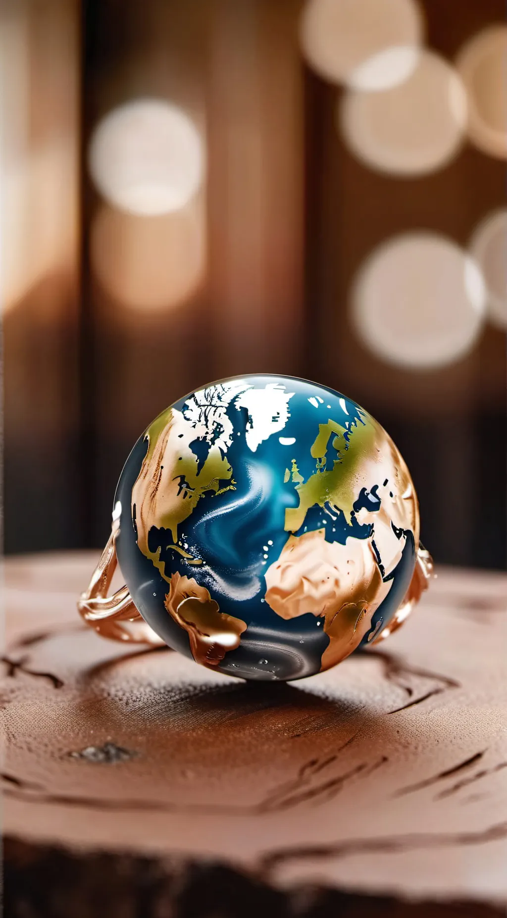 ai character: earth background
