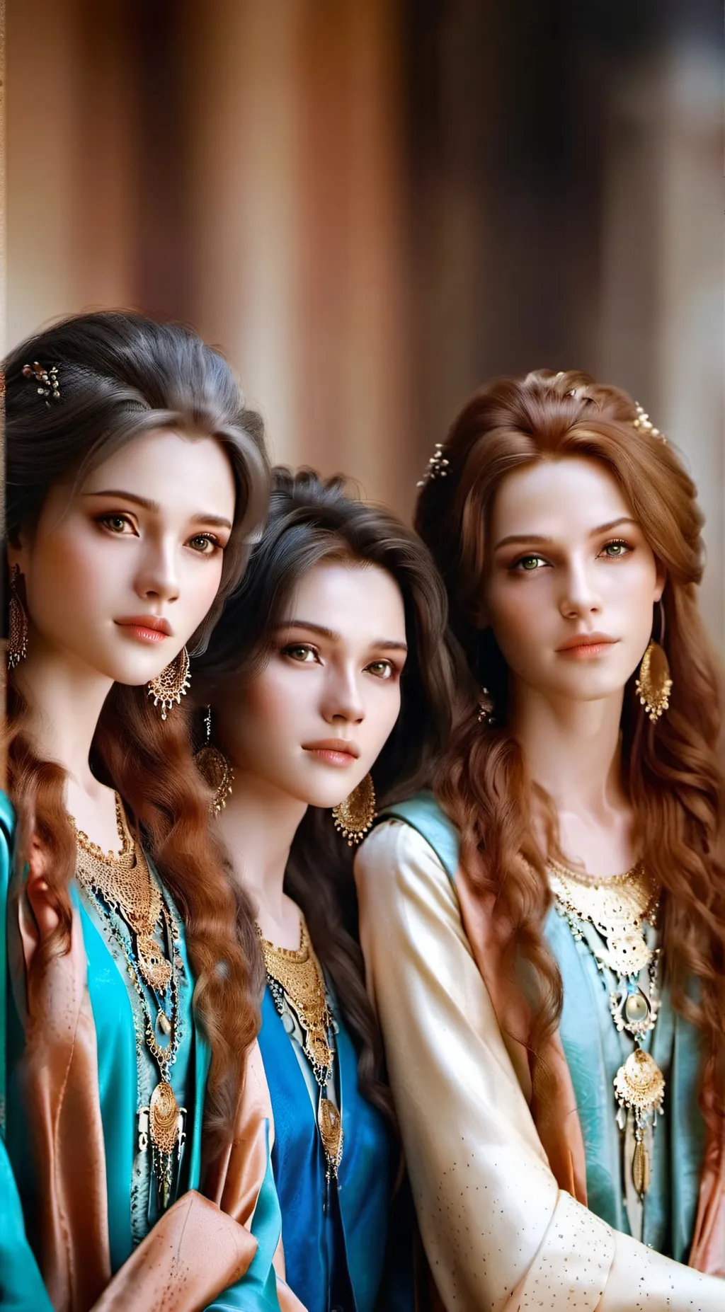 ai character: Theena, Weena, Chi background