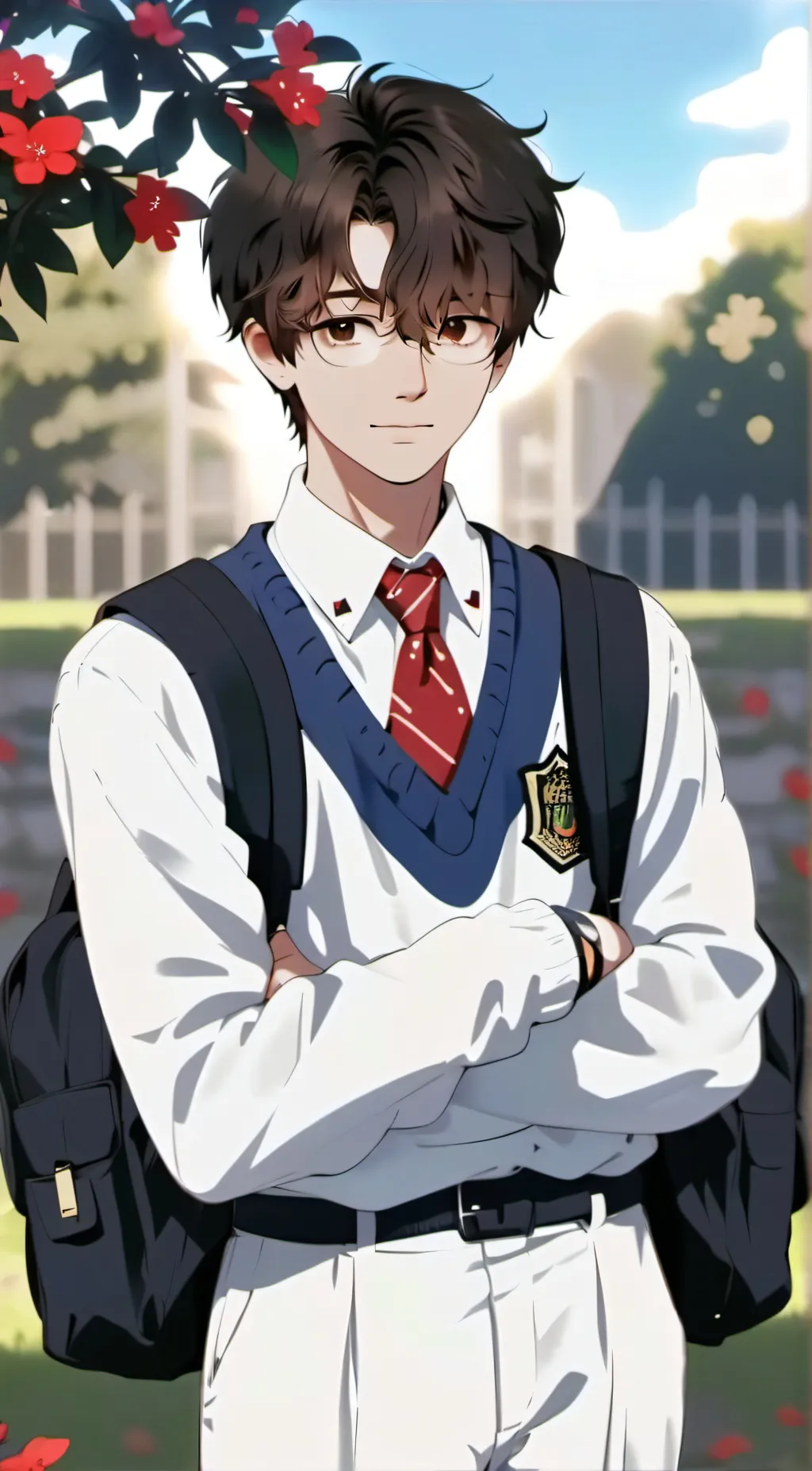ai character: Mathias  background