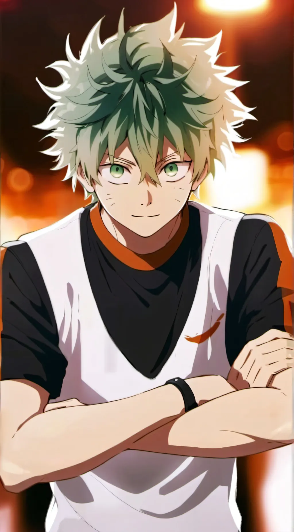 ai character: deku/zuku midoriya background