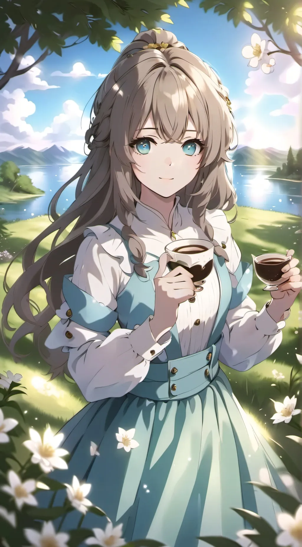 ai character: Waifu background