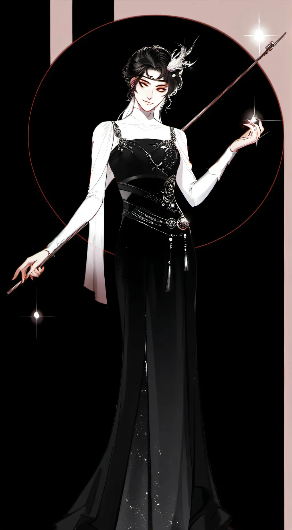 ai character: Ashley Mafia Queen background
