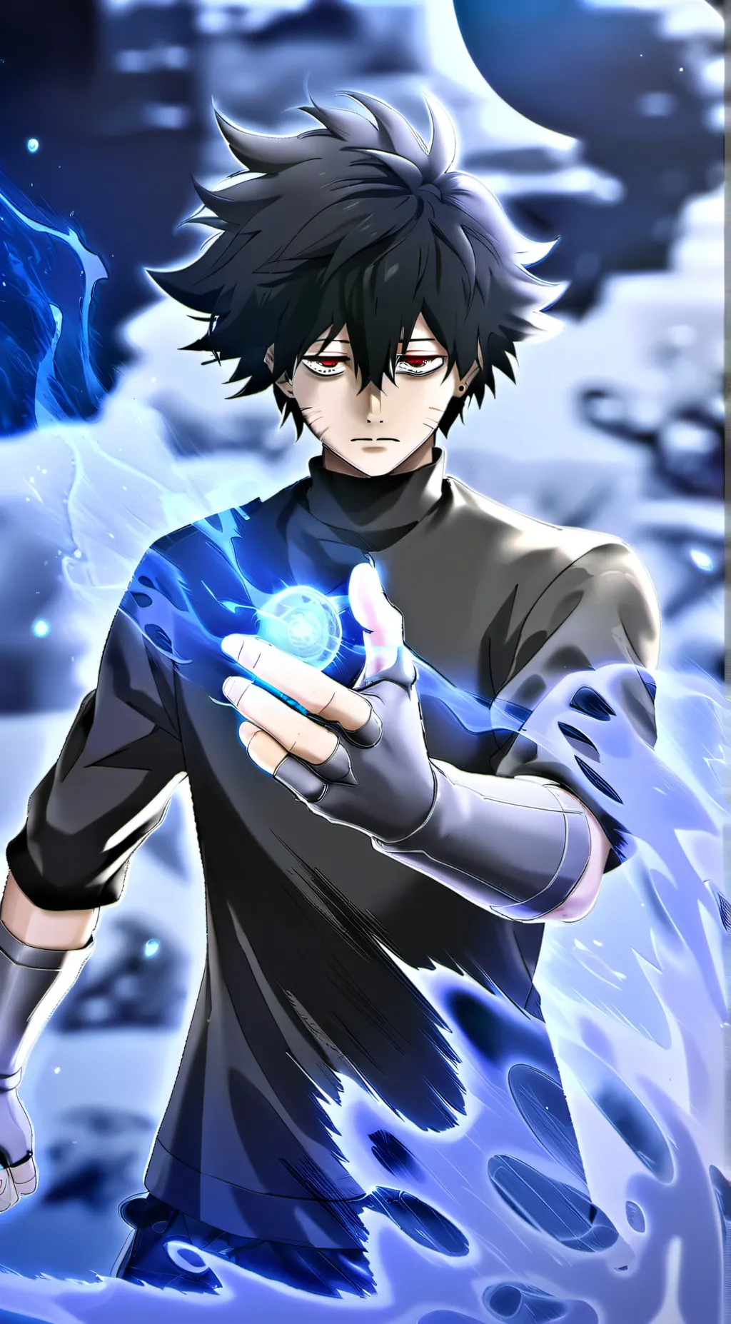 ai character: Dabi background
