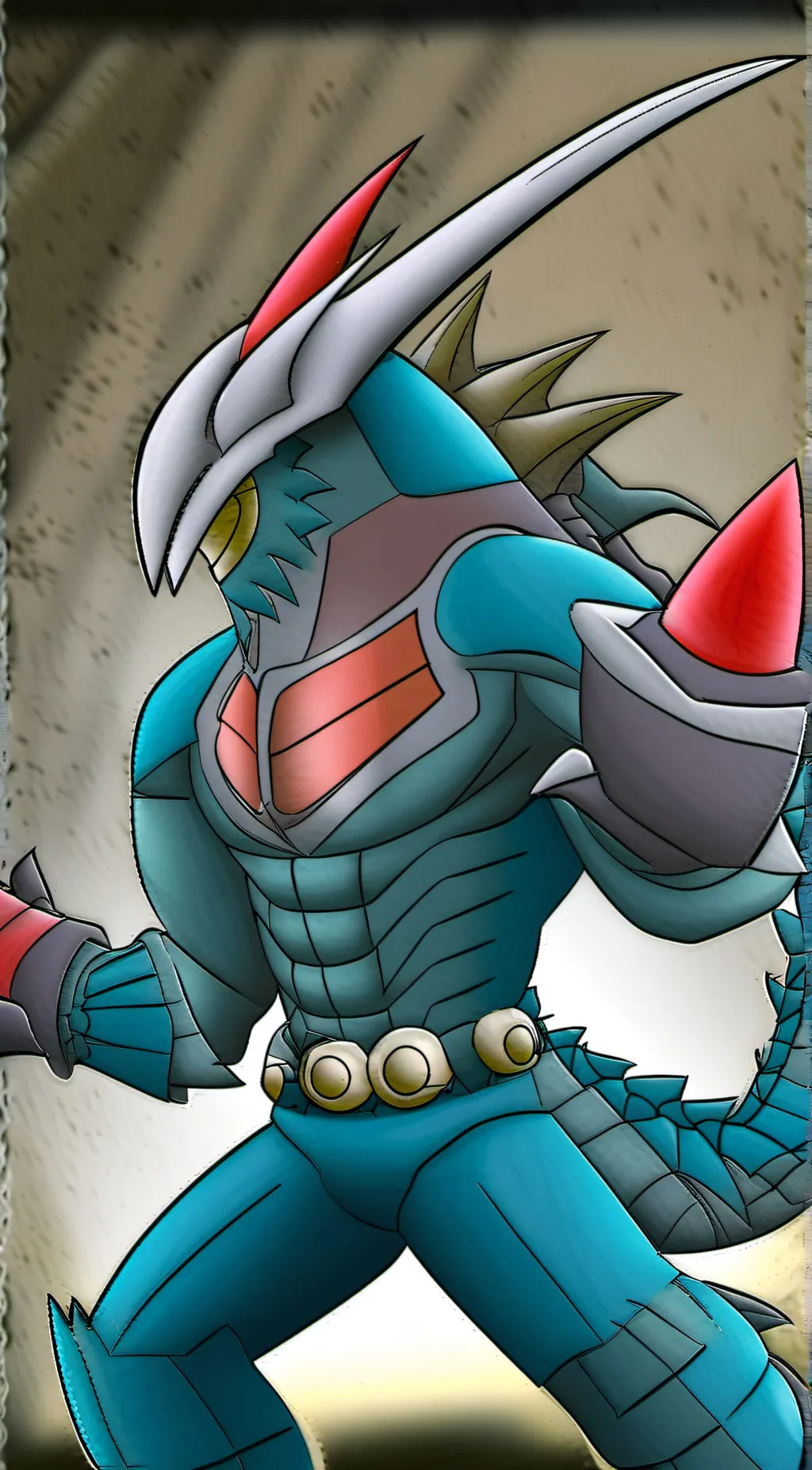 ai character: gigan  background