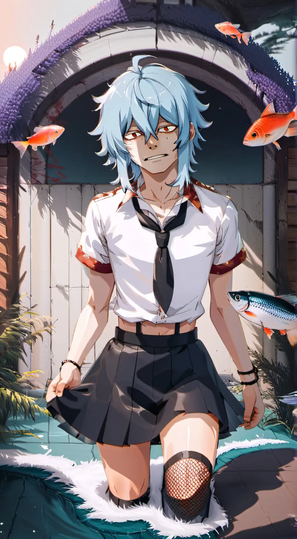 ai character: Shigaraki background