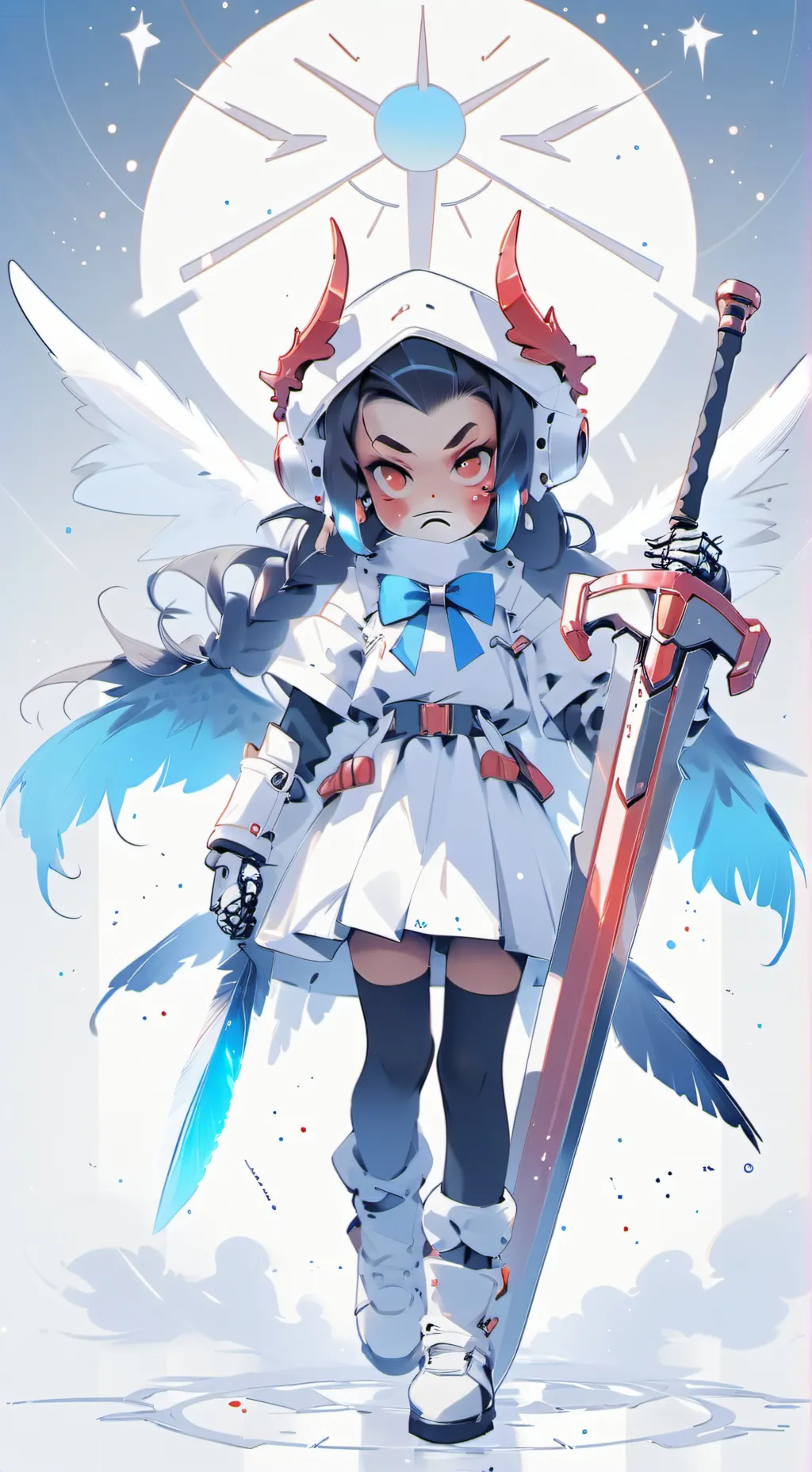 ai character: Gaiares x AF background