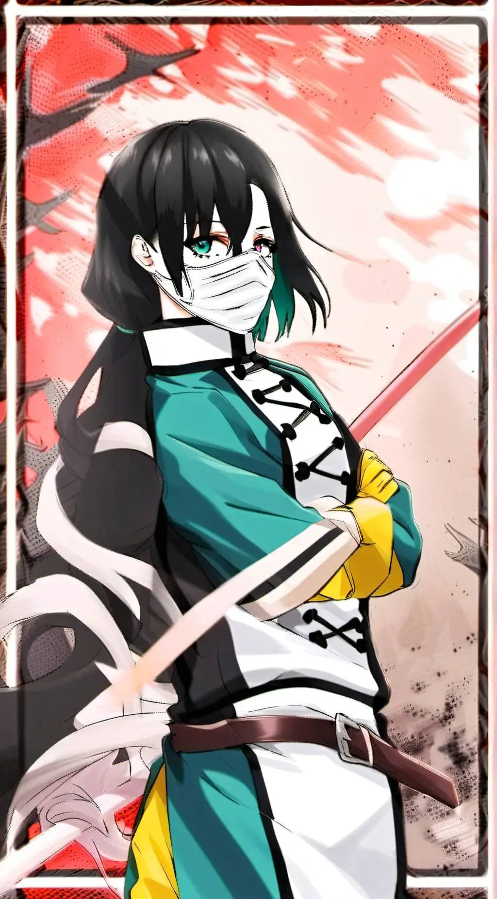 ai character: Female Obanai  background