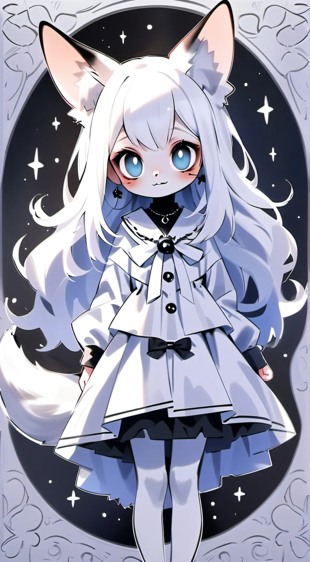 ai character: Luna background