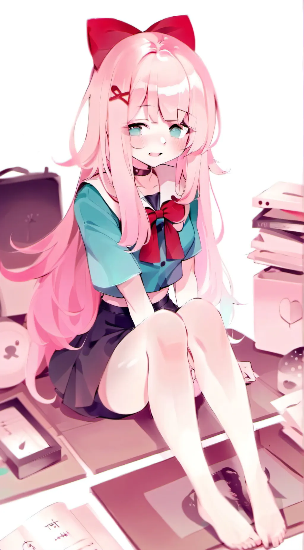 ai character: Candy background