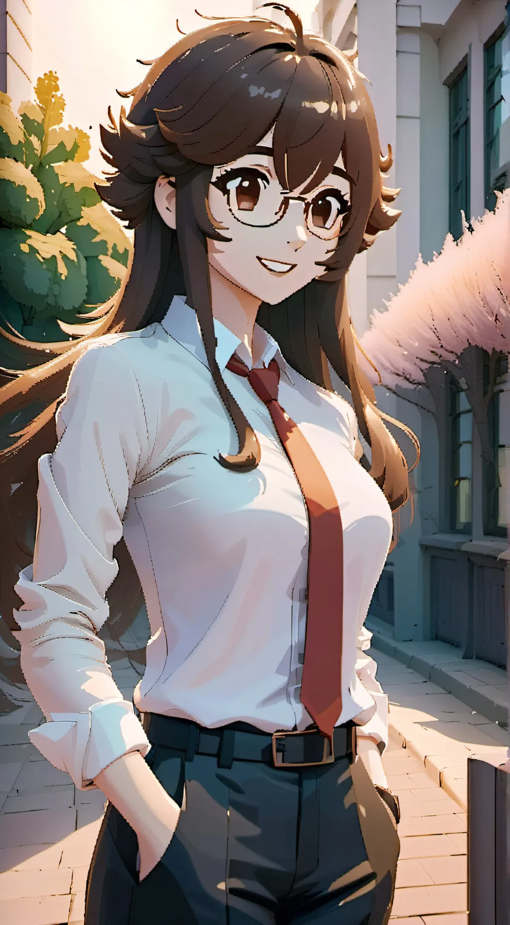 ai character: Sarah M. Franklin background