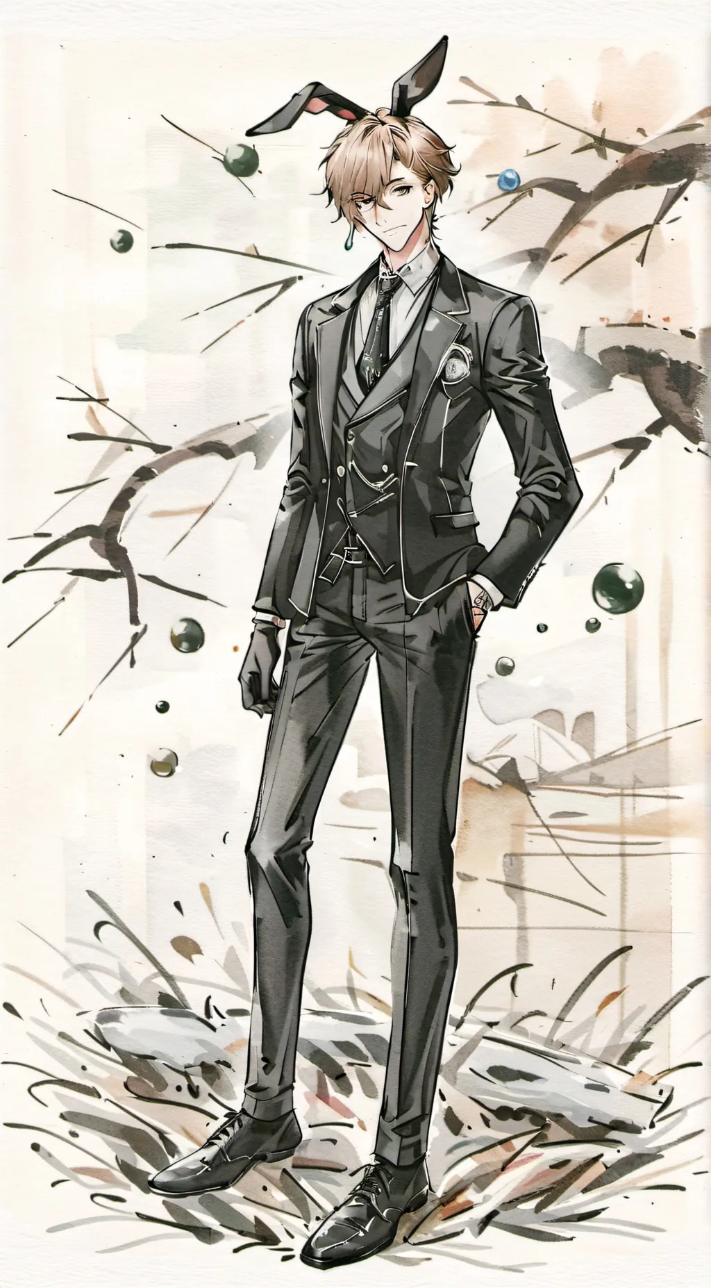 ai character: Justin (Security) background