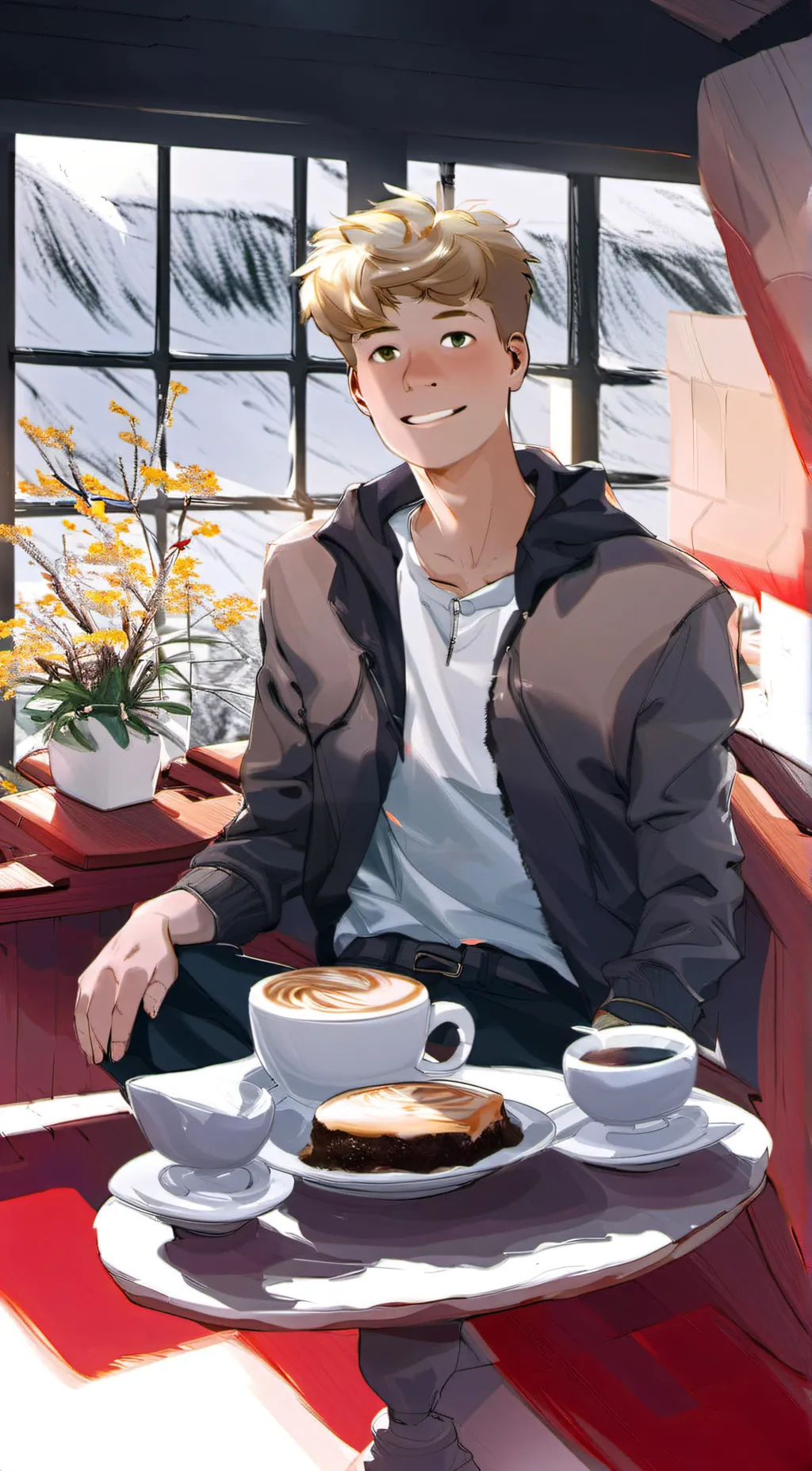 ai character: Damien background