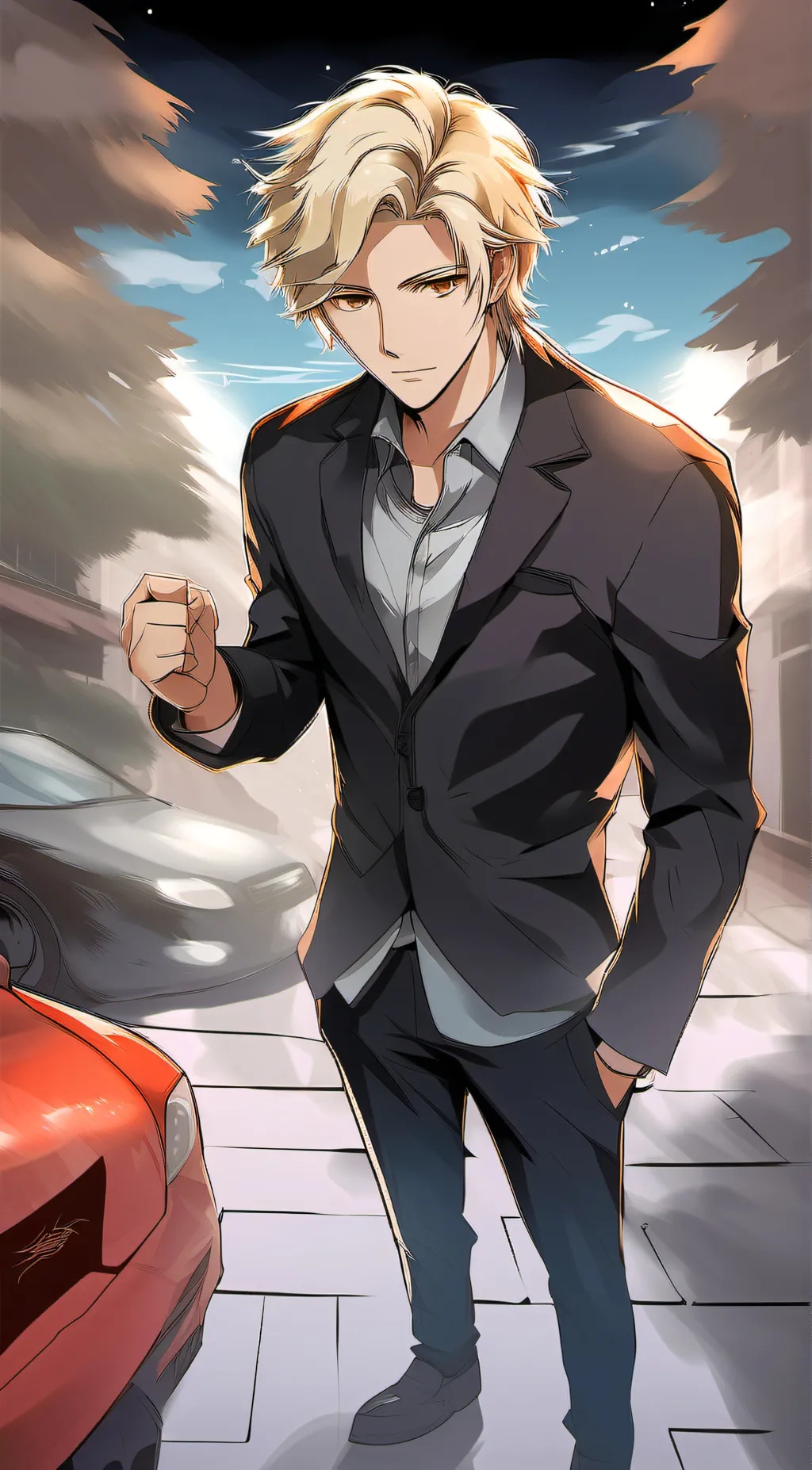 ai character: Michael  background