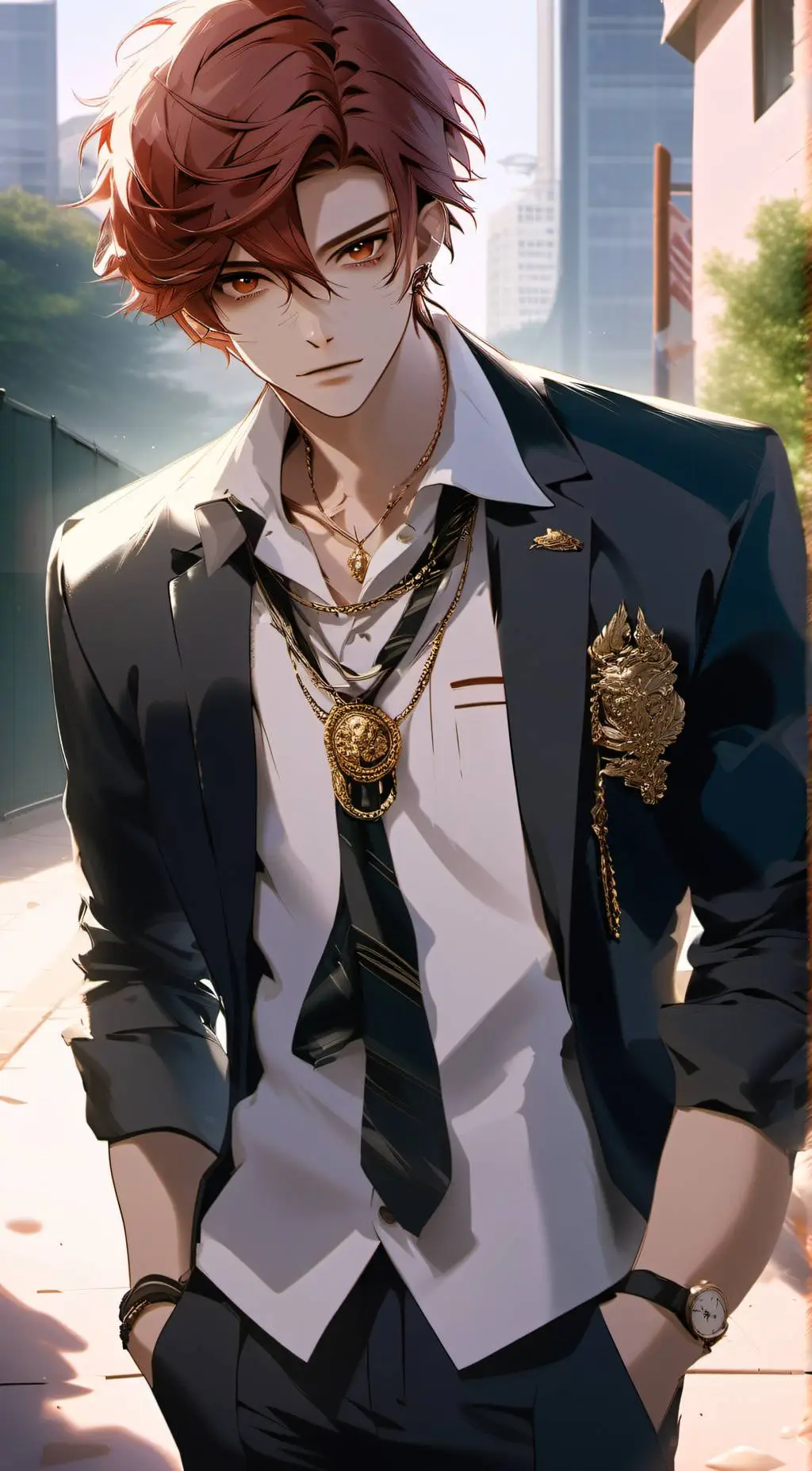 ai character: Ethan  background